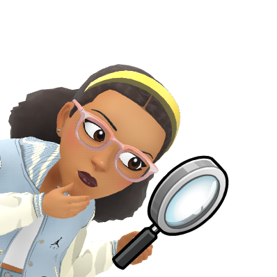 Kiishi as detective with magnifying glass